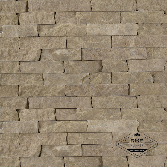 Фасадный камень Полоса - Мрамор Emperador Light в Брянске